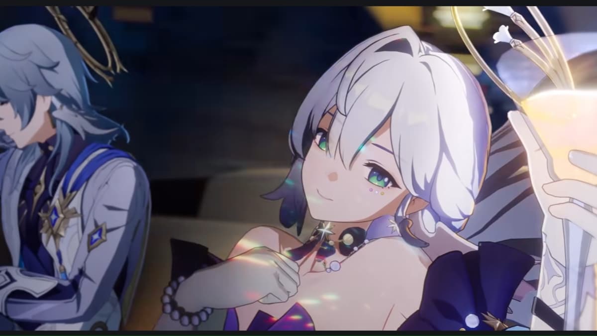 A screenshot of Robin from Honkai Star Rail trailer