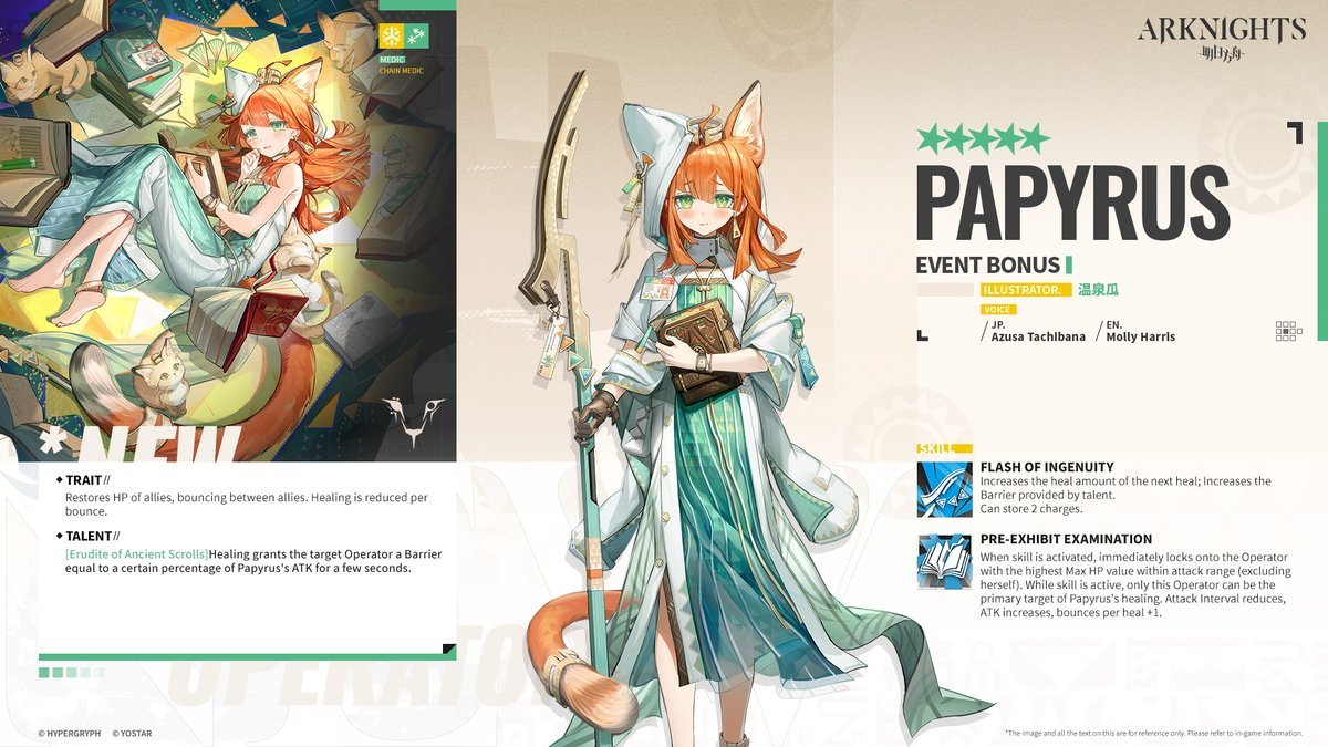 papyrus arknights
