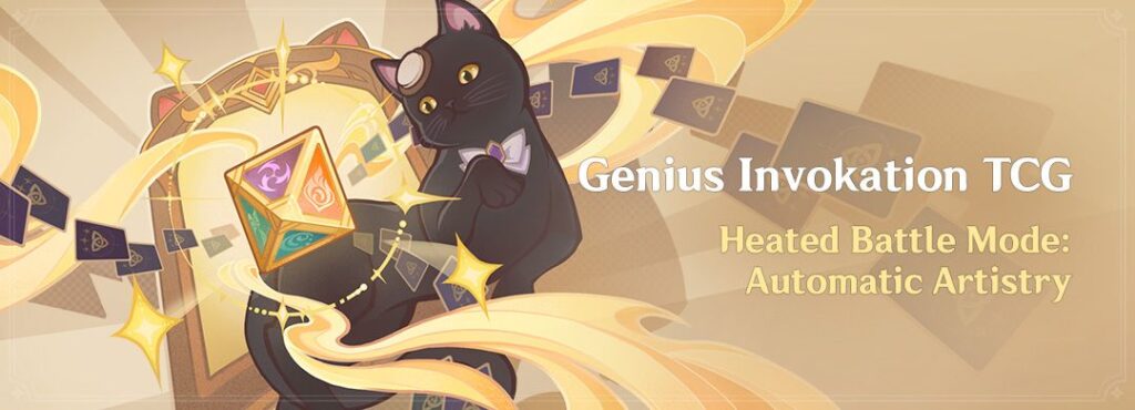 "Genius Invokation TCG" Mode de bataille animée: Art automatique