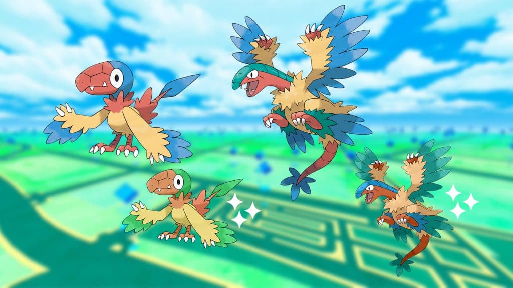 pokemon go archen archeops shiny archen shiny archeops