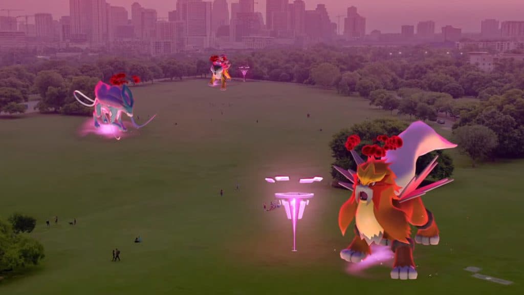 pokemon go might and mastery season dynamax raikou entei suicune