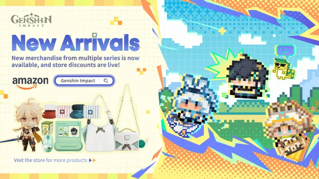 Le lancement officiel de la boutique Amazon de Genshin Impact propose une variété de nouveaux objets de collection pour avril !