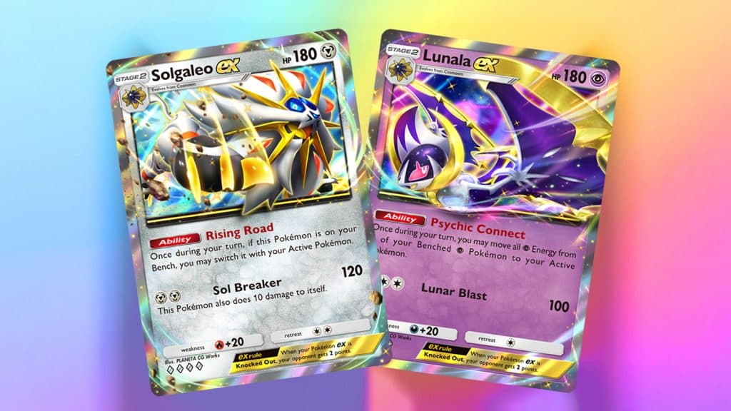 pokemon tcg pocket celestial guardians solgaleo ex lunala ex