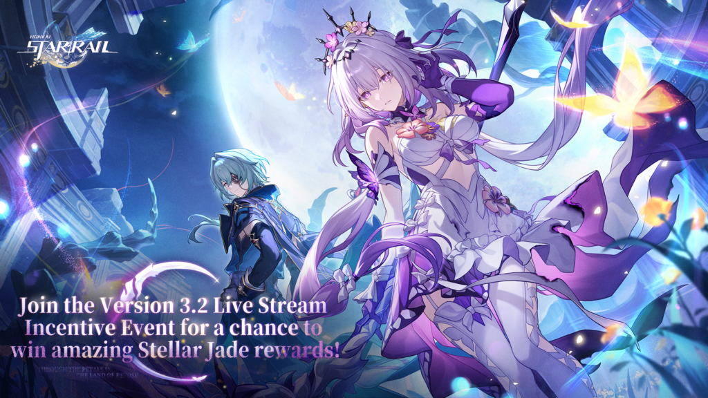 Participez à l'Événement de Streaming en Direct de la Version 3.2 pour tenter de remporter des récompenses incroyables en Stellar Jade !