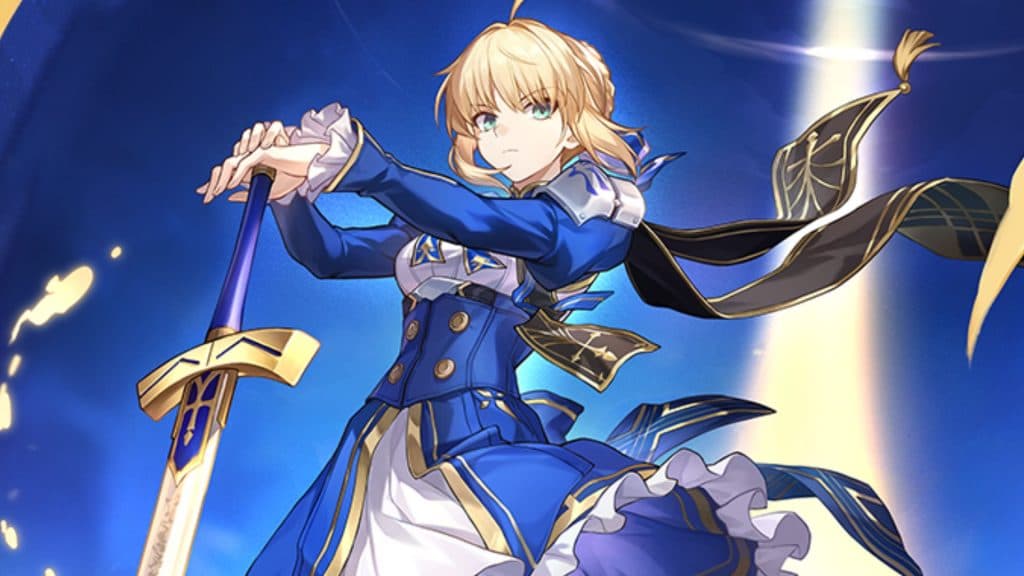 Saber tenant son épée