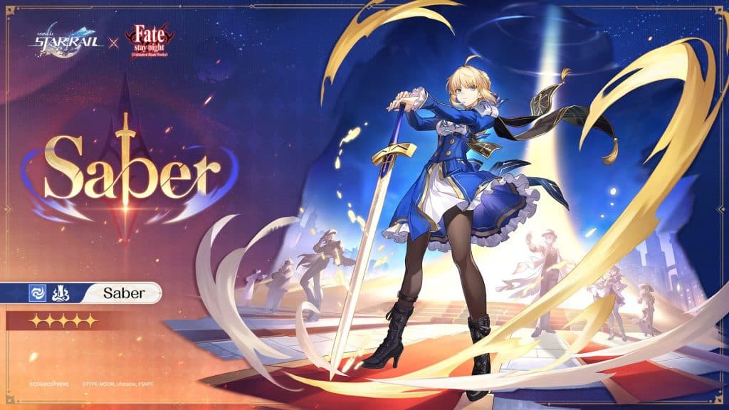 Saber tenant son épée