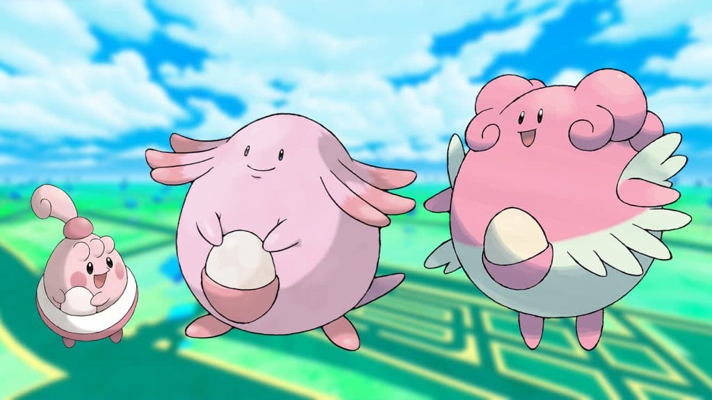 pokemon go happiny chansey blissey evolution